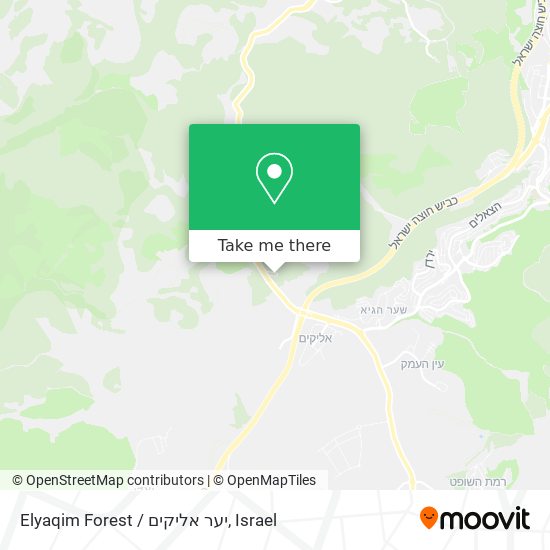 Elyaqim Forest / יער אליקים map