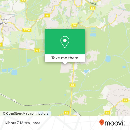 Карта KibbutZ Mizra