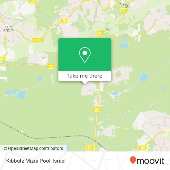 Kibbutz Mizra Pool map