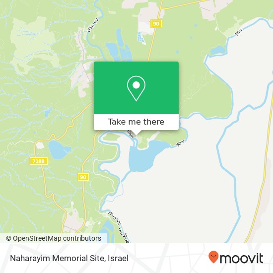 Naharayim Memorial Site map