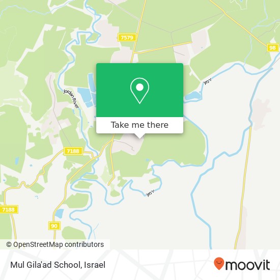 Mul Gila'ad School map
