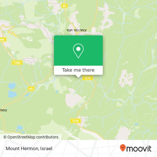 Mount Hermon map