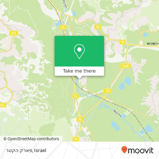 פארק הקטר map