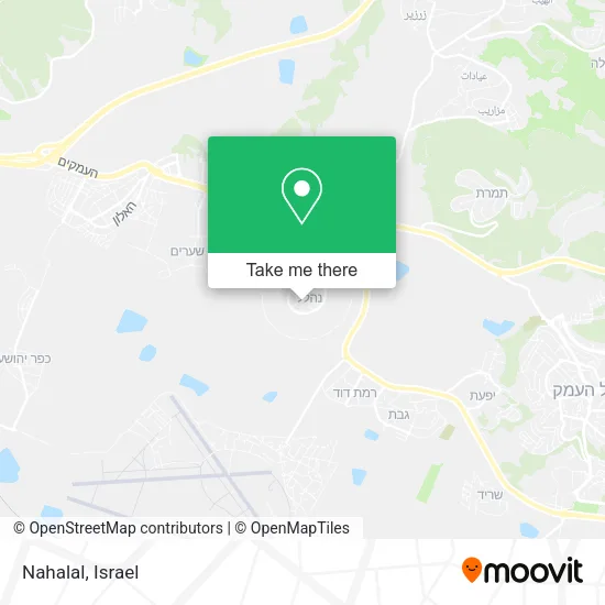 Карта Nahalal