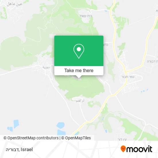 Карта דבוריה