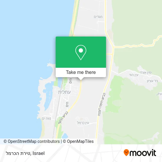 Карта טירת הכרמל