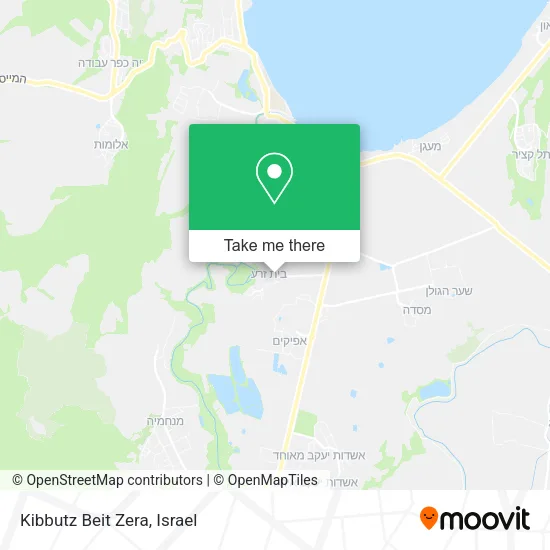 Карта Kibbutz Beit Zera