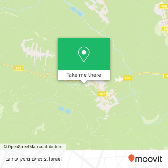 צימרים משק יגורוב map