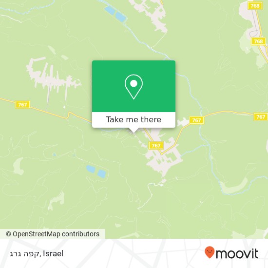 קפה גרג map