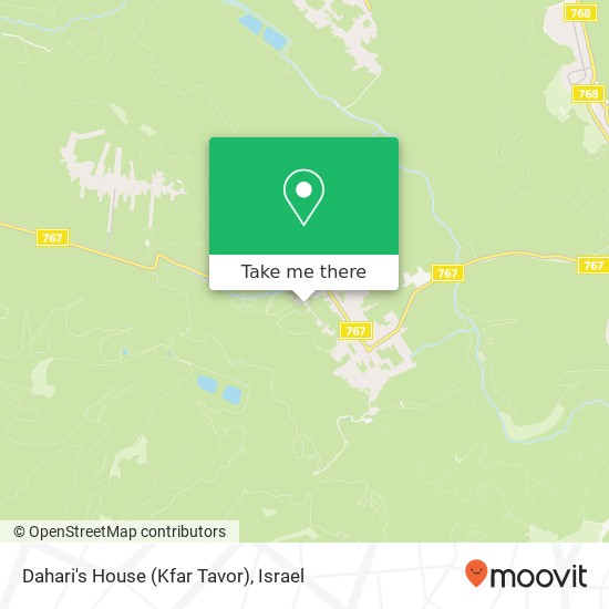 Dahari's House (Kfar Tavor) map