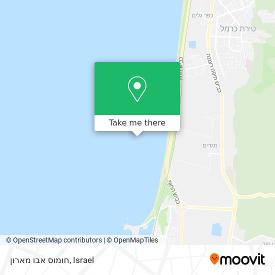 חומוס אבו מארון map