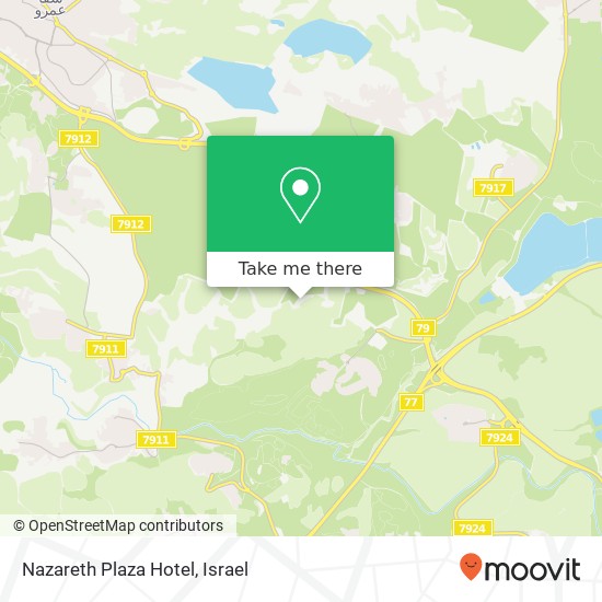 Nazareth Plaza Hotel map