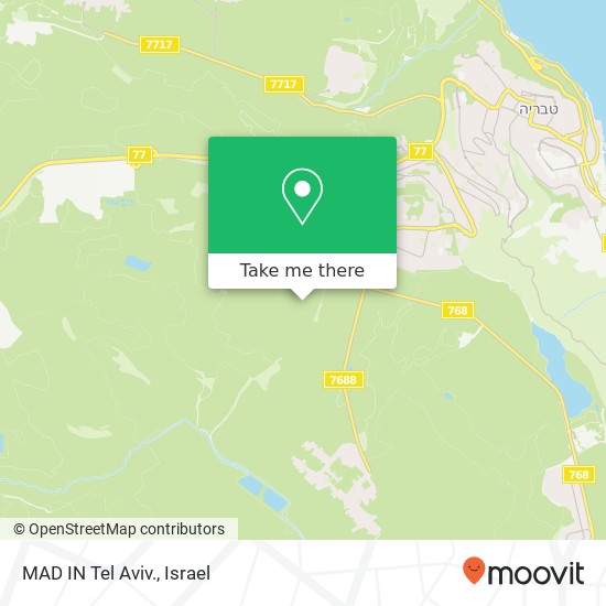 MAD IN Tel Aviv. map