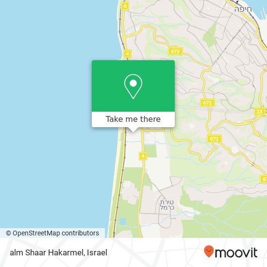 alm Shaar Hakarmel map