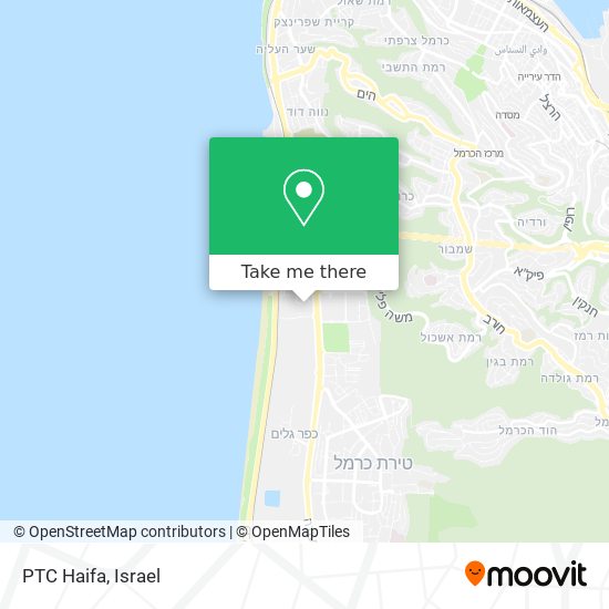 Карта PTC Haifa