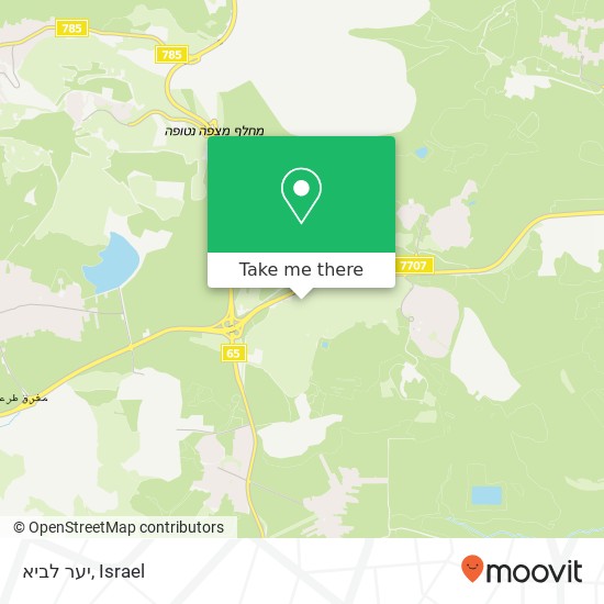 יער לביא map