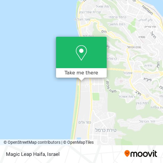 Карта Magic Leap Haifa