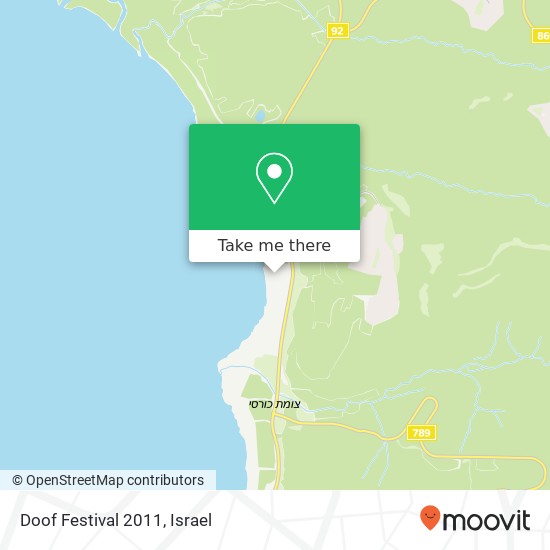 Карта Doof Festival 2011