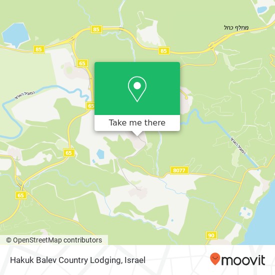 Карта Hakuk Balev Country Lodging
