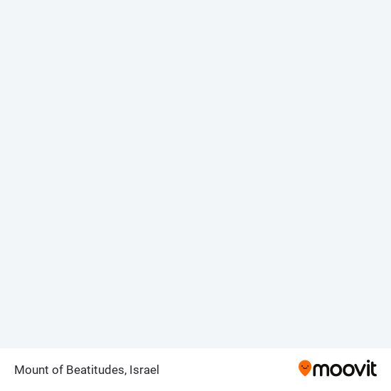 Mount of Beatitudes map