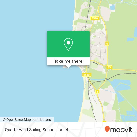 Quarterwind Sailing School map