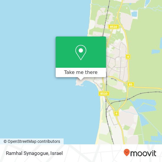 Ramhal Synagogue map