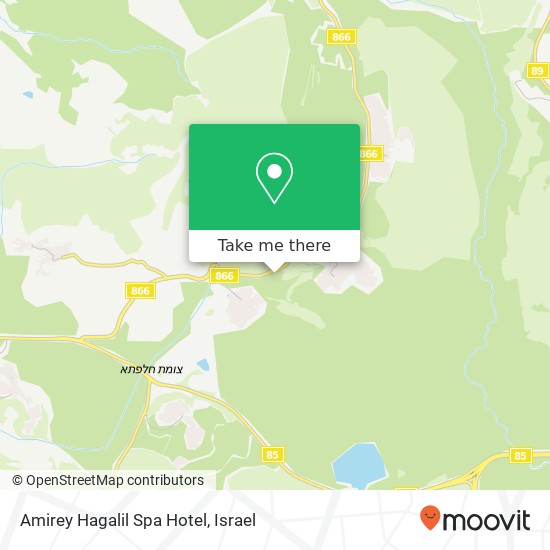 Amirey Hagalil Spa Hotel map