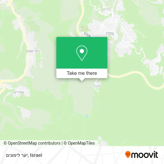 Карта יער לימונים