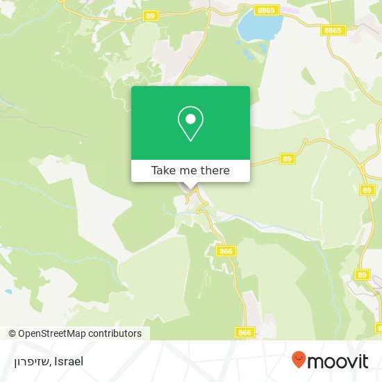 שזיפרון map