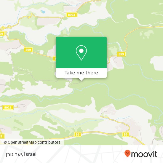 יער גורן map