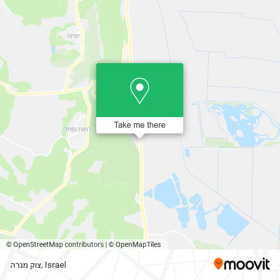 Карта צוק מנרה