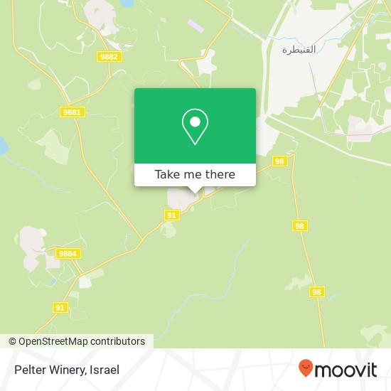 Pelter Winery map
