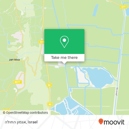 אגמון החולה map