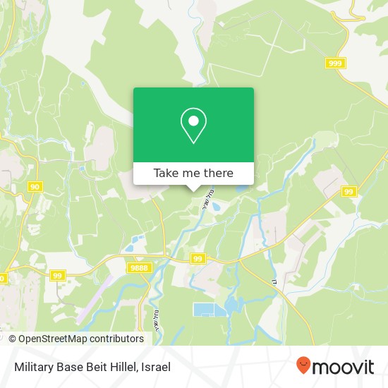 Military Base Beit Hillel map