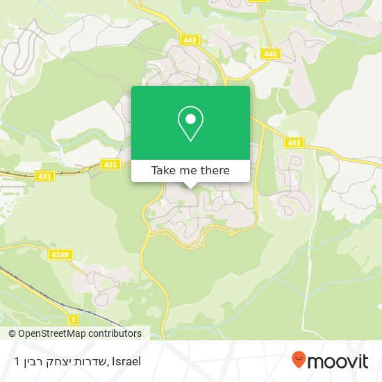 שדרות יצחק רבין 1 map