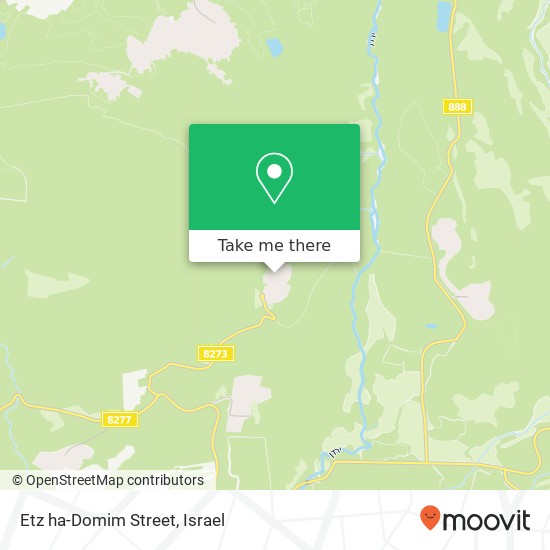 Etz ha-Domim Street map