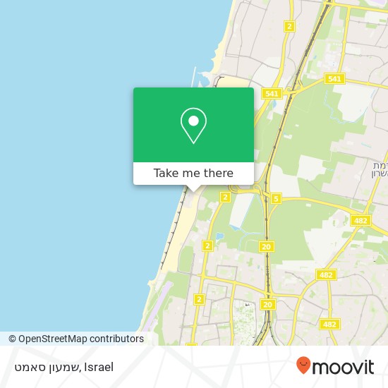 שמעון סאמט map