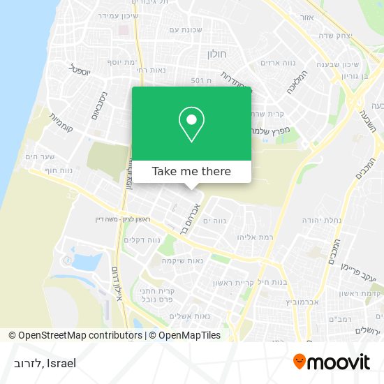 לזרוב map