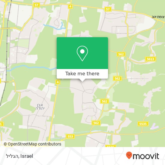 הגליל map