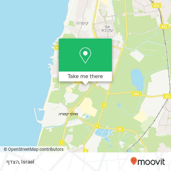 הצדף map