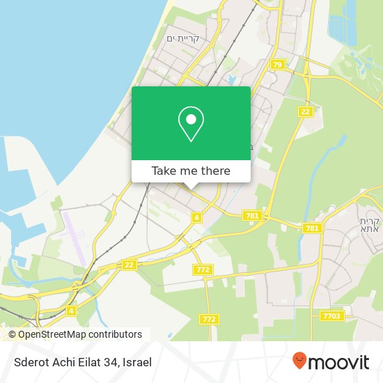 Sderot Achi Eilat 34 map