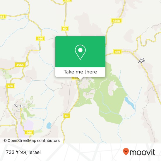 אצ"ל 733 map