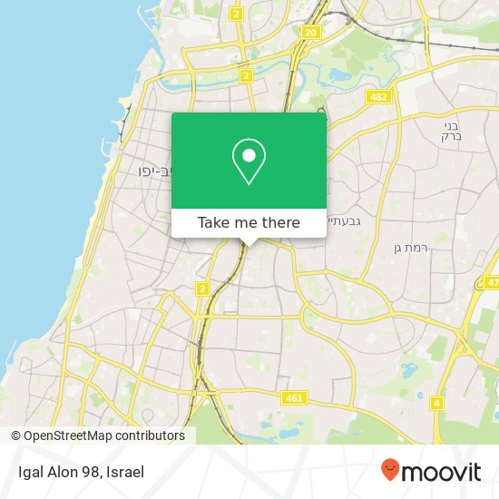 Igal Alon 98 map