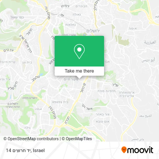 Карта יד חרוצים 14