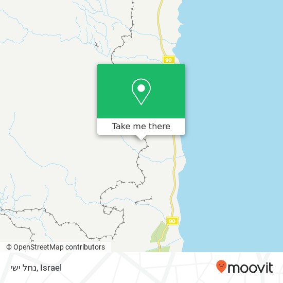 נחל ישי map