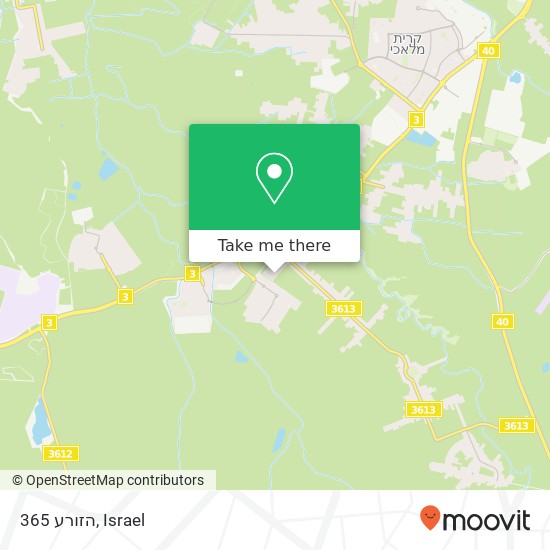 הזורע 365 map