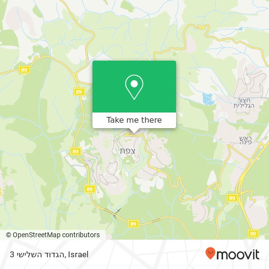 הגדוד השלישי 3 map