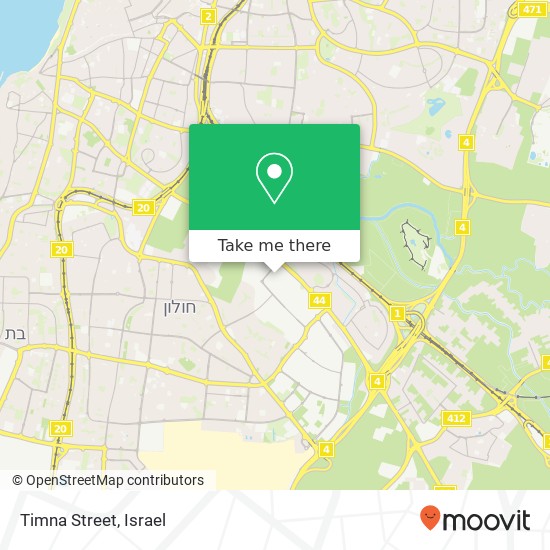 Timna Street map