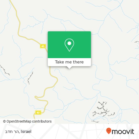 הר חדב map