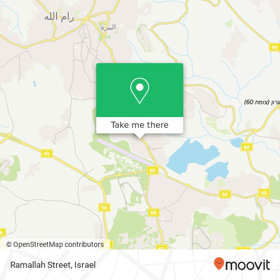 Ramallah Street map